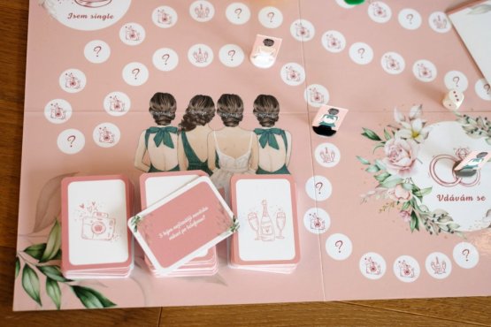 Dokonalá rozlučka – personalizovaná hra s fotkami nevěsty